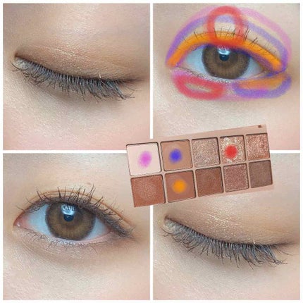 無糖ᒼᑋªⁿ♥︎ on LIPS 「前回はクリオのシンプリーピンクで化粧をしましたが今回はブラウン..」(4枚目)