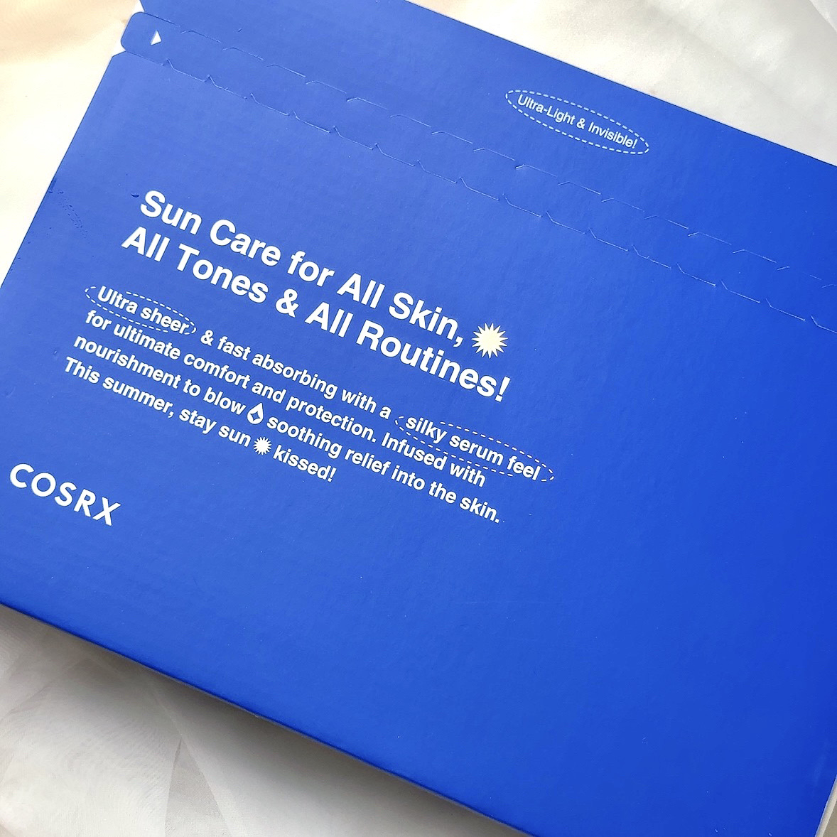 ウルトラライト透明UVクリーム/COSRX/日焼け止めクリームを使ったクチコミ（3枚目）