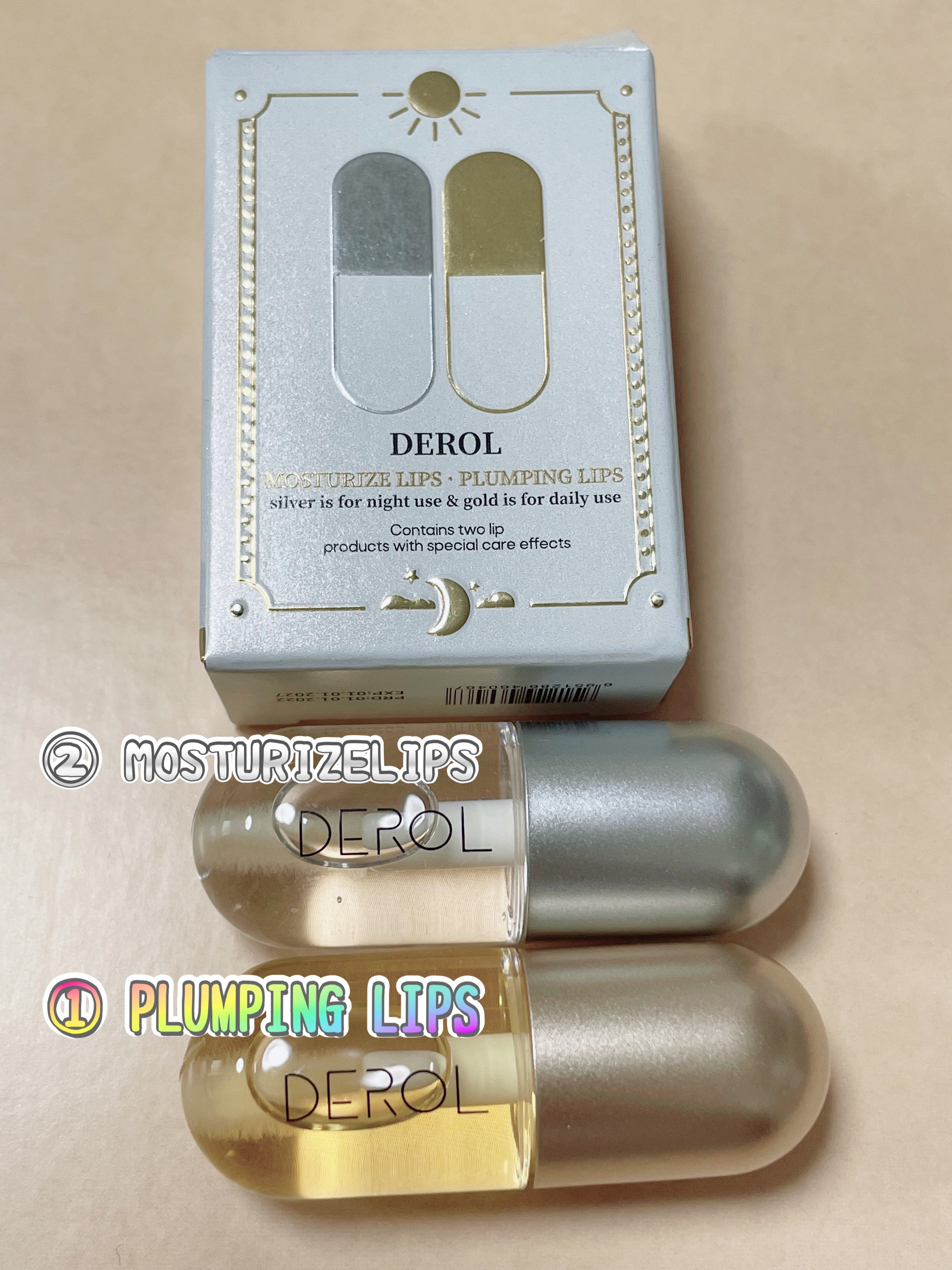 DEROLリッププランパー＆リップケアグロスセット/DEROL /リッププランパーを使ったクチコミ（2枚目）