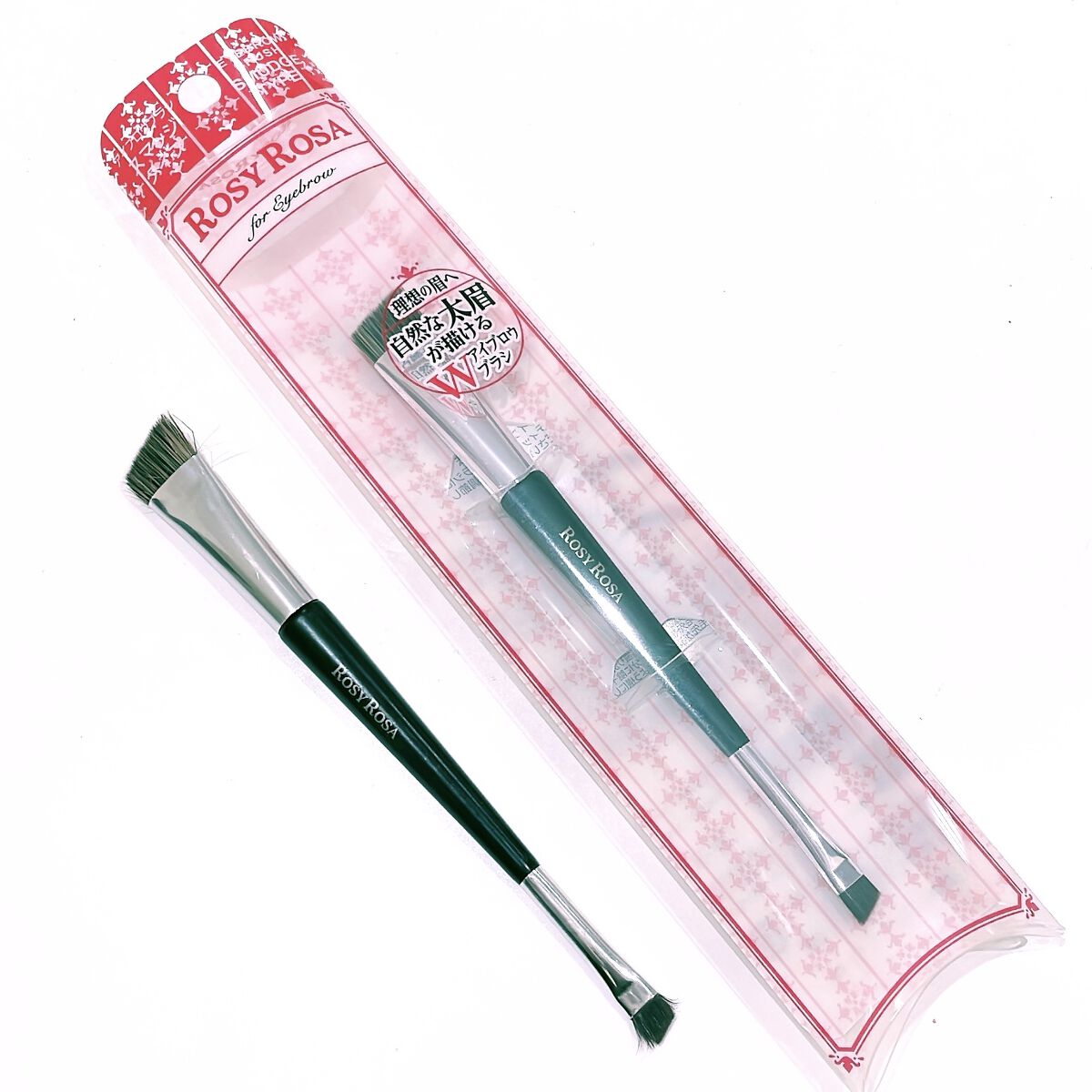 ダブルエンドアイブロウブラシ スマッジタイプ/ロージーローザ/メイクブラシを使ったクチコミ（1枚目）