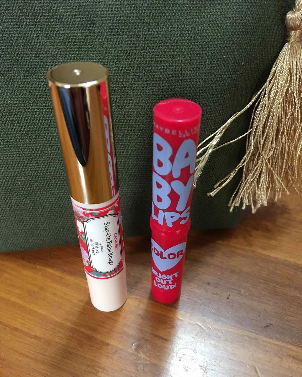 リップクリーム カラー BABY LIPS/MAYBELLINE NEW YORK/リップケアを使ったクチコミ（1枚目）