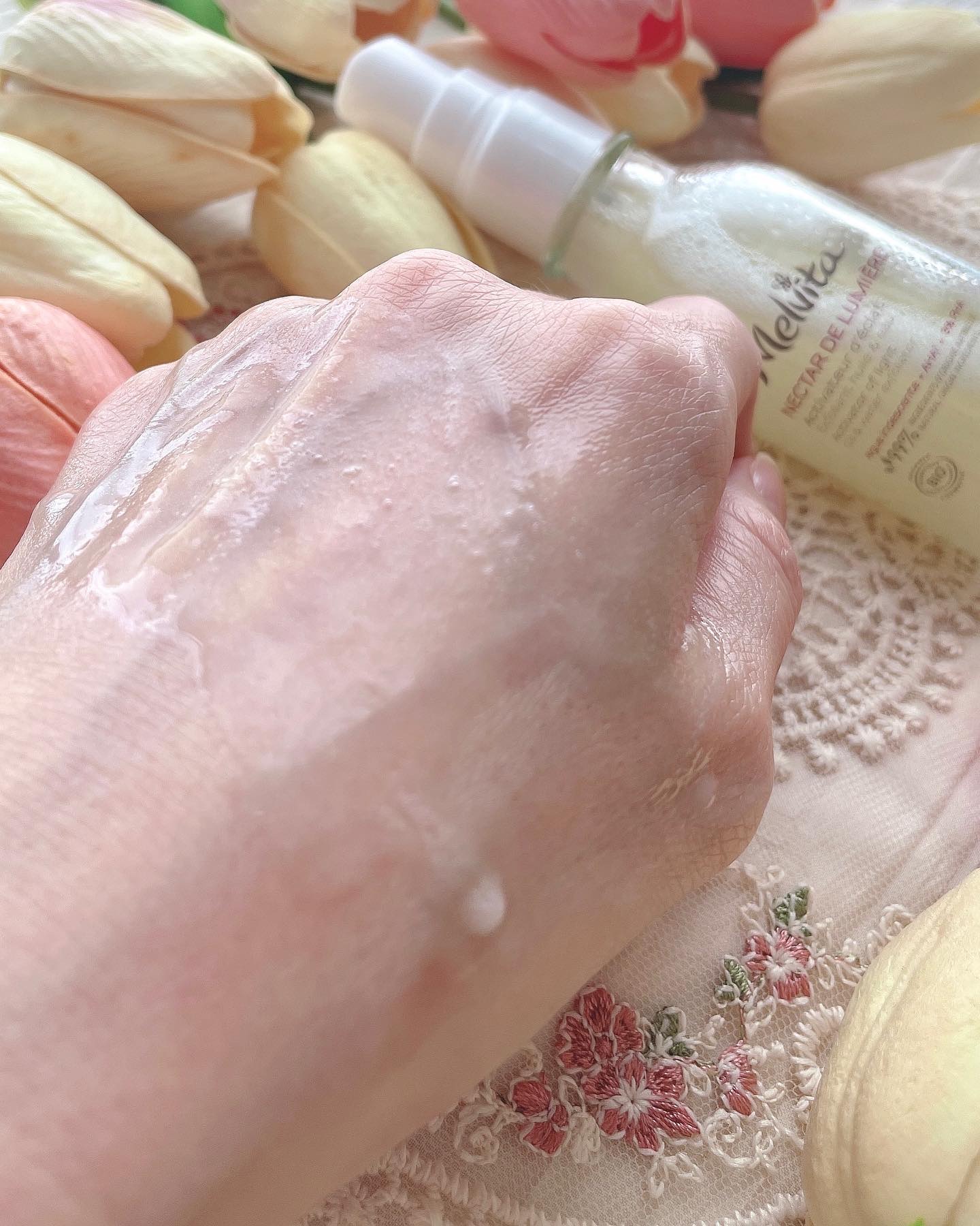 ネクターブラン ウォーターオイル デュオ 50ml/Melvita/ブースター・導入液を使ったクチコミ（3枚目）