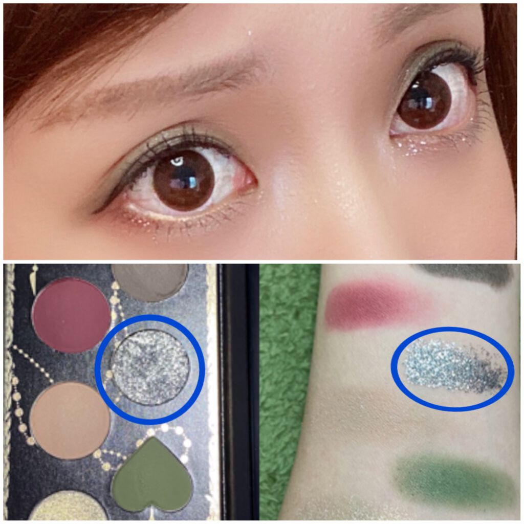 クイーン10色アイシャドウパレット/BLACK TIME/アイシャドウパレットを使ったクチコミ(2枚目)