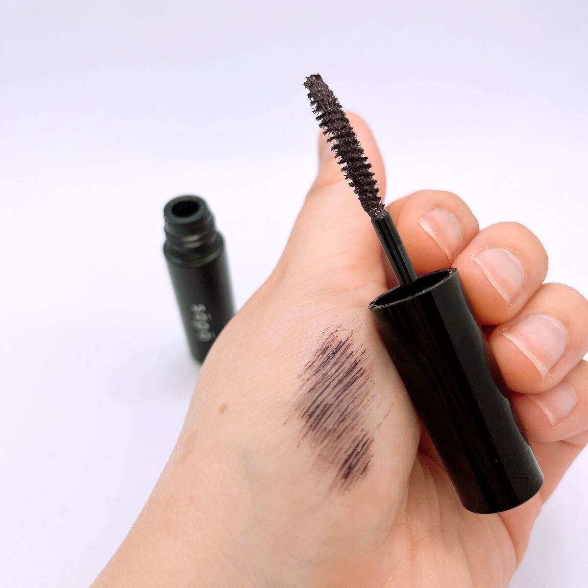 カラーマスカラ 11 メタリックラベンダー/sopo/マスカラを使ったクチコミ（3枚目）