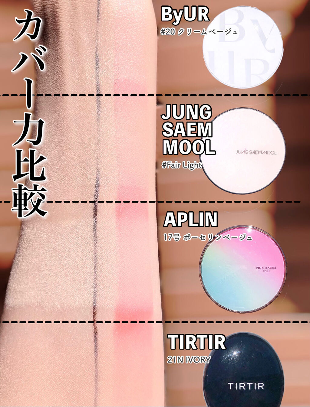 エッセンシャル スキン ヌーダー クッション/JUNG SAEM MOOL/クッションファンデーションを使ったクチコミ（3枚目）