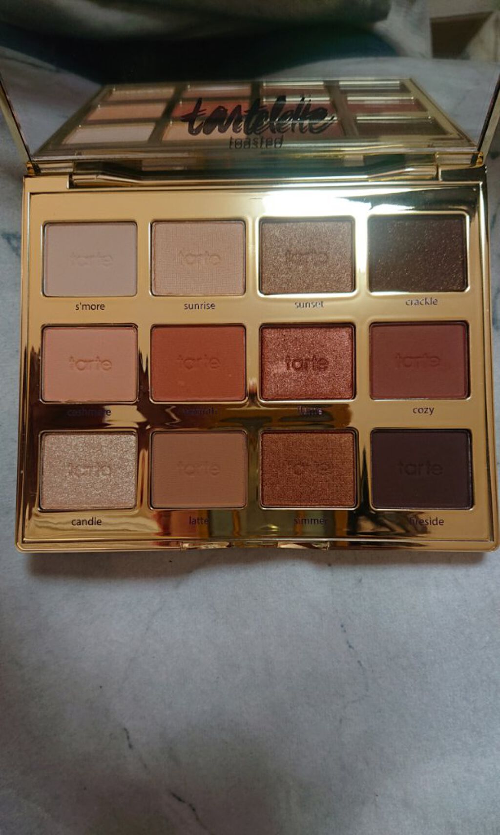 Tartelette Toasted Eyeshadow Palette/tarte/アイシャドウパレットを使ったクチコミ（2枚目）
