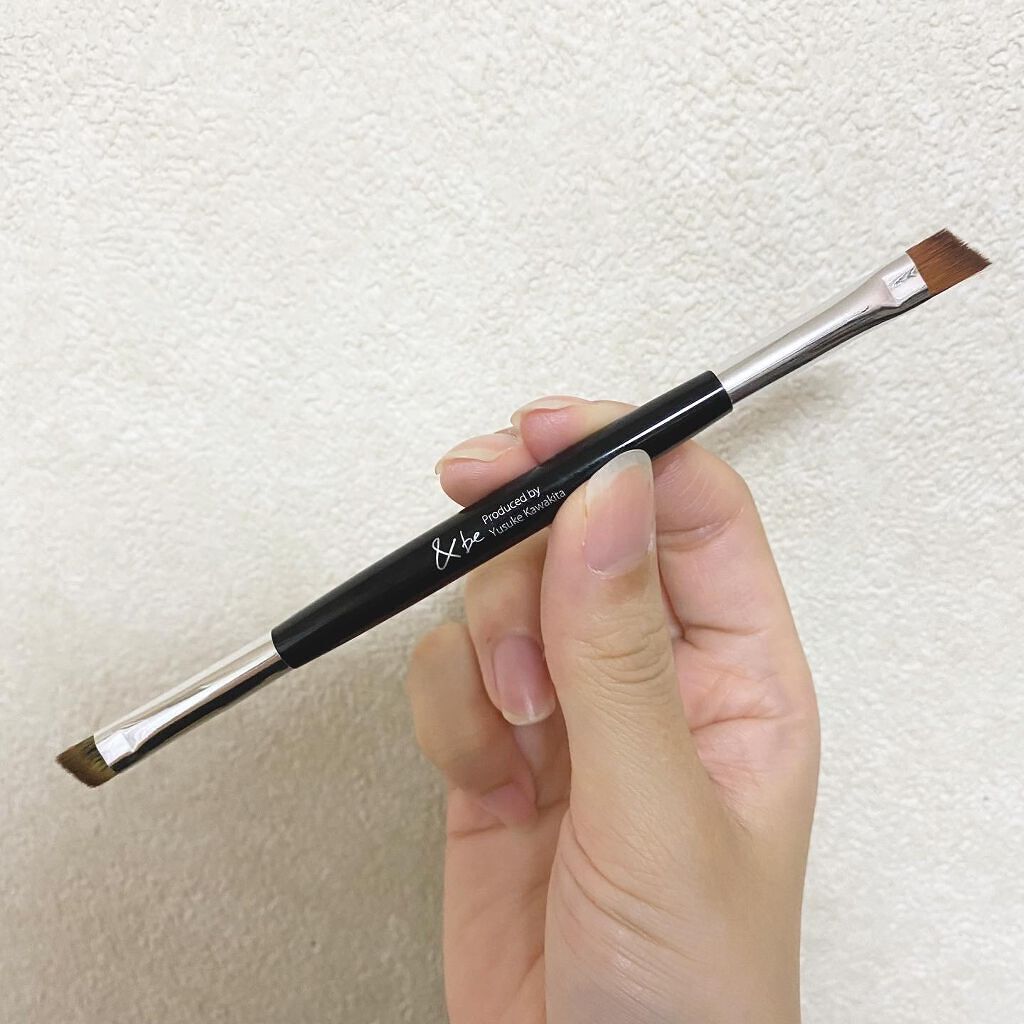 ダブルエンドアイブロウブラシ熊野筆/&be/メイクブラシを使ったクチコミ(6枚目)