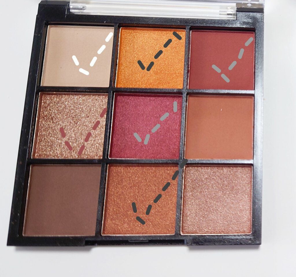 UR GLAM BLOOMING EYE COLOR PALETTE/U R GLAM/アイシャドウパレットを使ったクチコミ(7枚目)