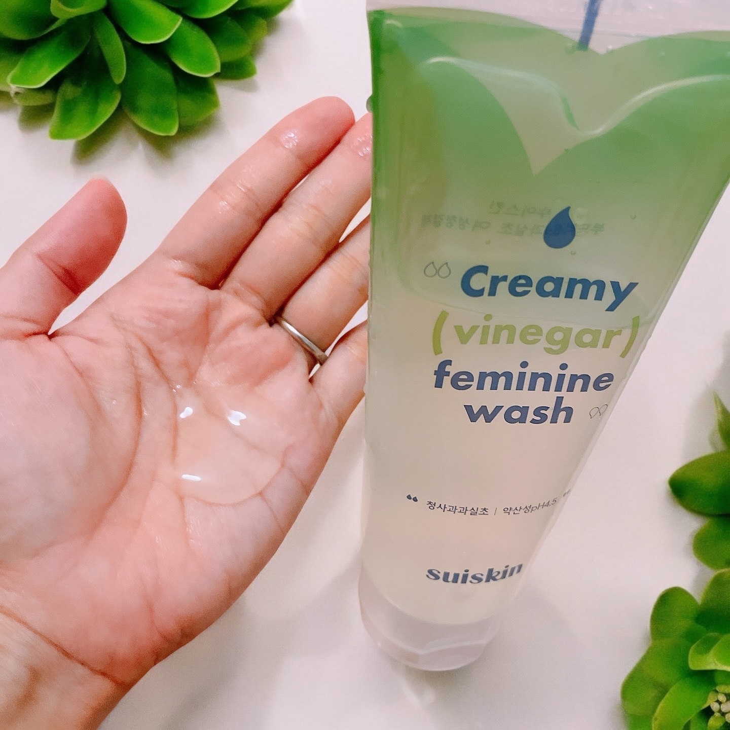 クリーミービネガーフェミニンウォッシュ/suiskin/ボディソープを使ったクチコミ（3枚目）