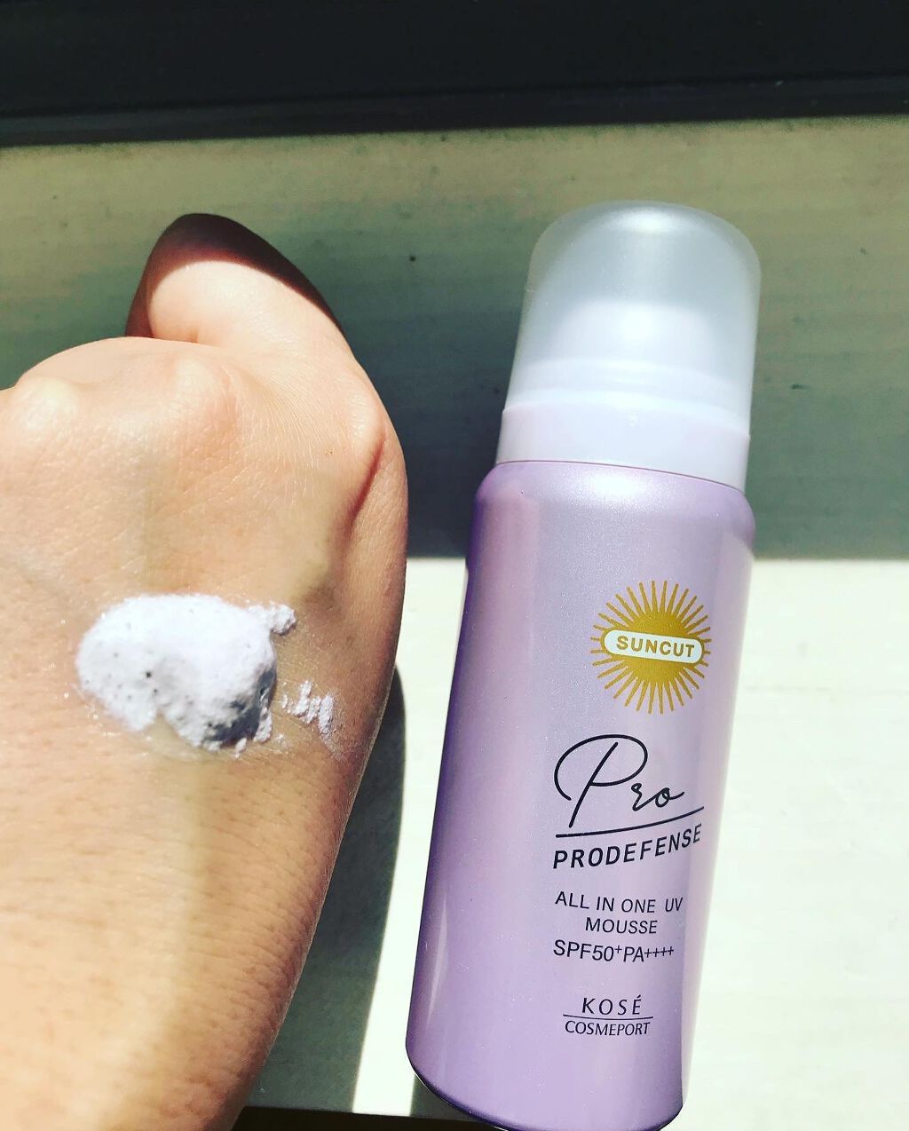 プロディフェンス オールインワンUV ムース/サンカット®/日焼け止めクリームを使ったクチコミ(1枚目)