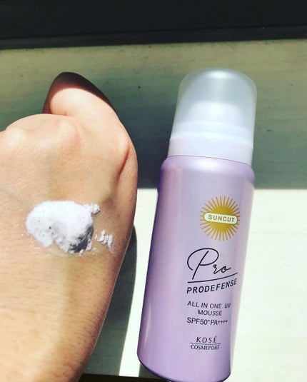 プロディフェンス オールインワンUV ムース/サンカット®/日焼け止めクリームを使ったクチコミ(1枚目)
