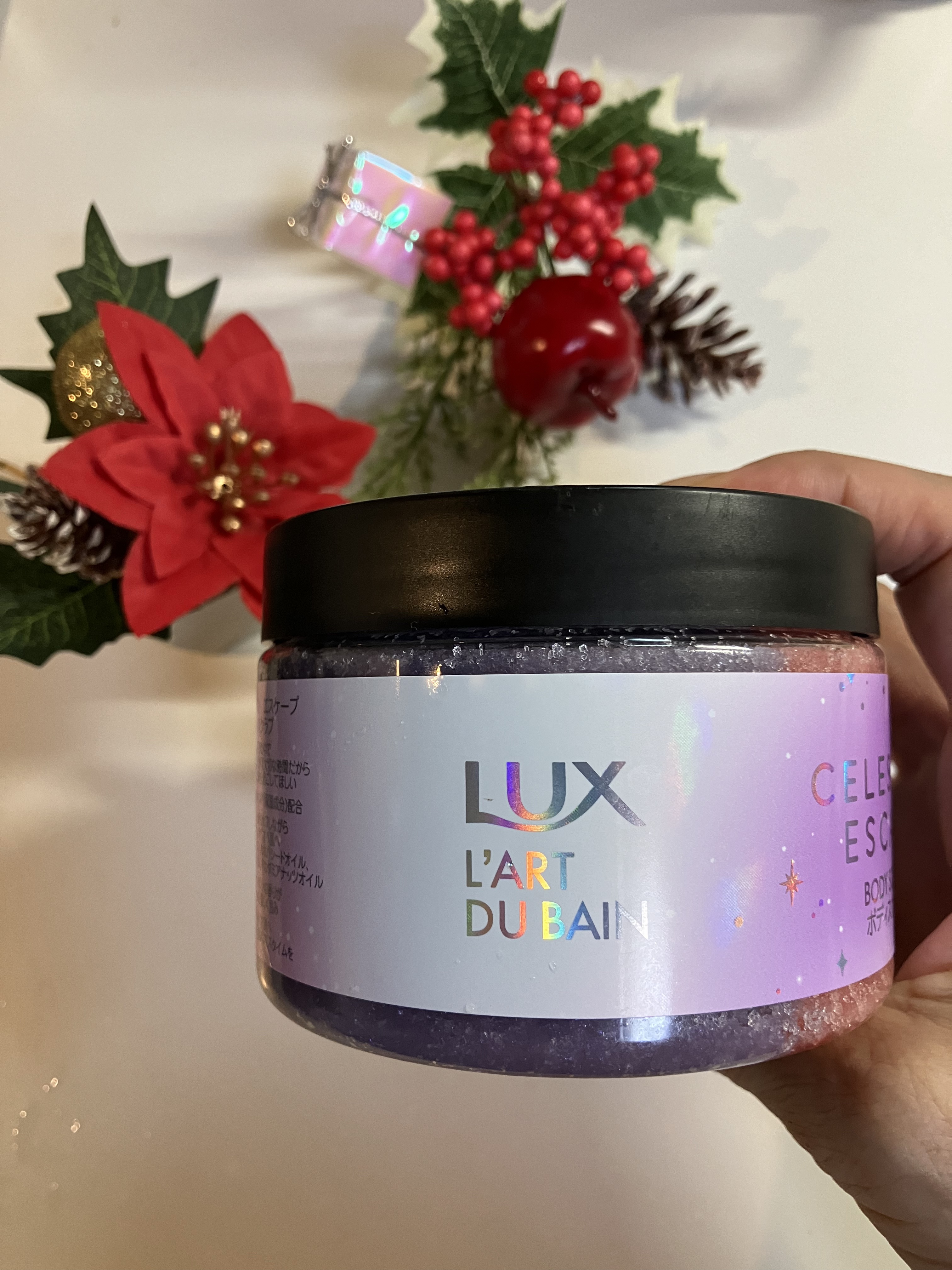 セレスティアルエスケープ ボディスクラブ		/LUX/ボディスクラブを使ったクチコミ（1枚目）