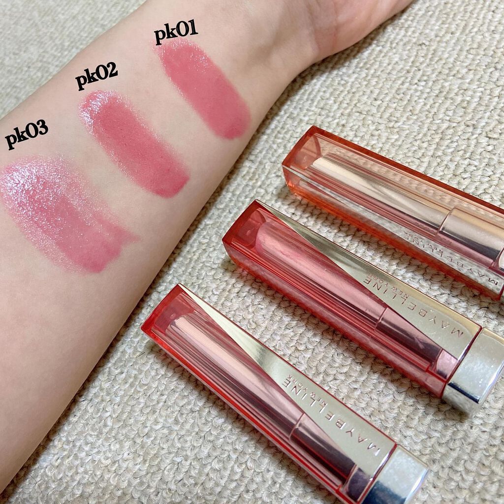 リップ フラッシュ PK01 ベア ピーチ/MAYBELLINE NEW YORK/口紅を使ったクチコミ（2枚目）