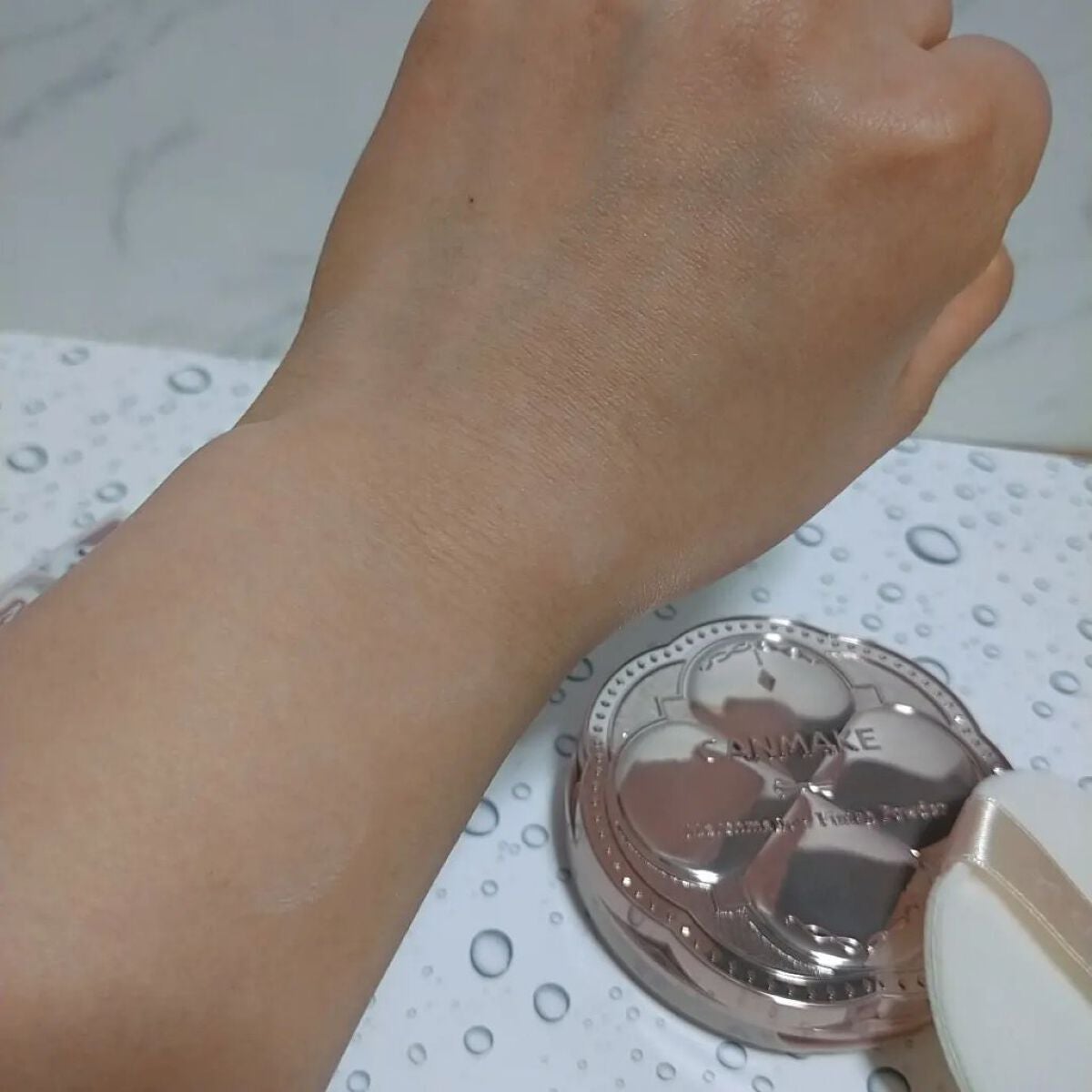 マシュマロフィニッシュパウダー/キャンメイク/プレストパウダーを使ったクチコミ(2枚目)