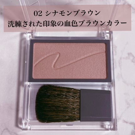 チークブラッシュ/CEZANNE/パウダーチークを使ったクチコミ(2枚目)