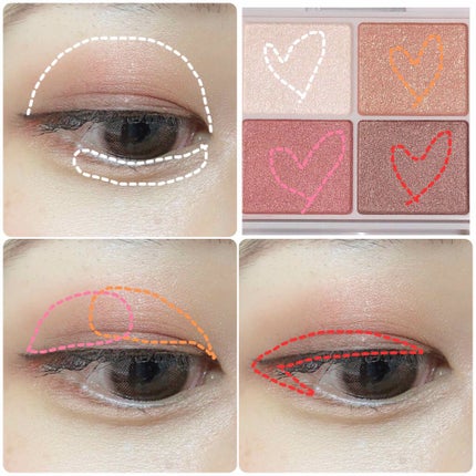 シルキースフレアイズ/キャンメイク/アイシャドウパレットを使ったクチコミ(2枚目)