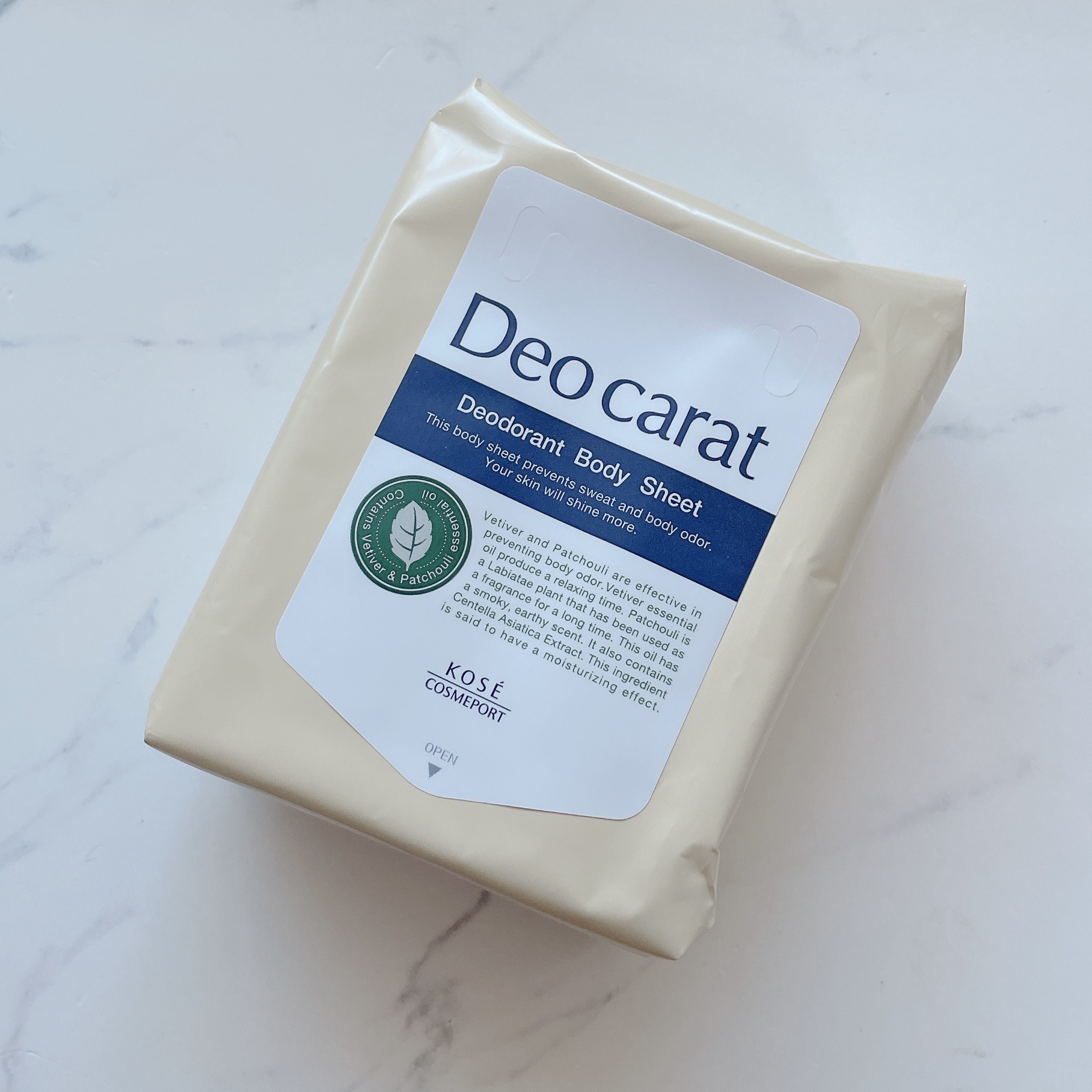 デオカラット 薬用デオドラント ボディシート/デオカラット/ボディシートを使ったクチコミ（2枚目）