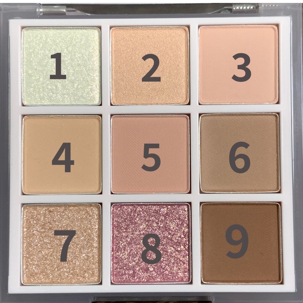 プレイカラーアイズ ≪ミルキーコレクション≫/ETUDE/アイシャドウパレットを使ったクチコミ（2枚目）