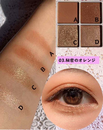 THE アイパレR/b idol/アイシャドウパレットを使ったクチコミ(4枚目)