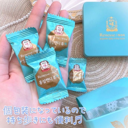 レネッセ紅参キャンディ(喉)/正官庄/食品を使ったクチコミ(4枚目)