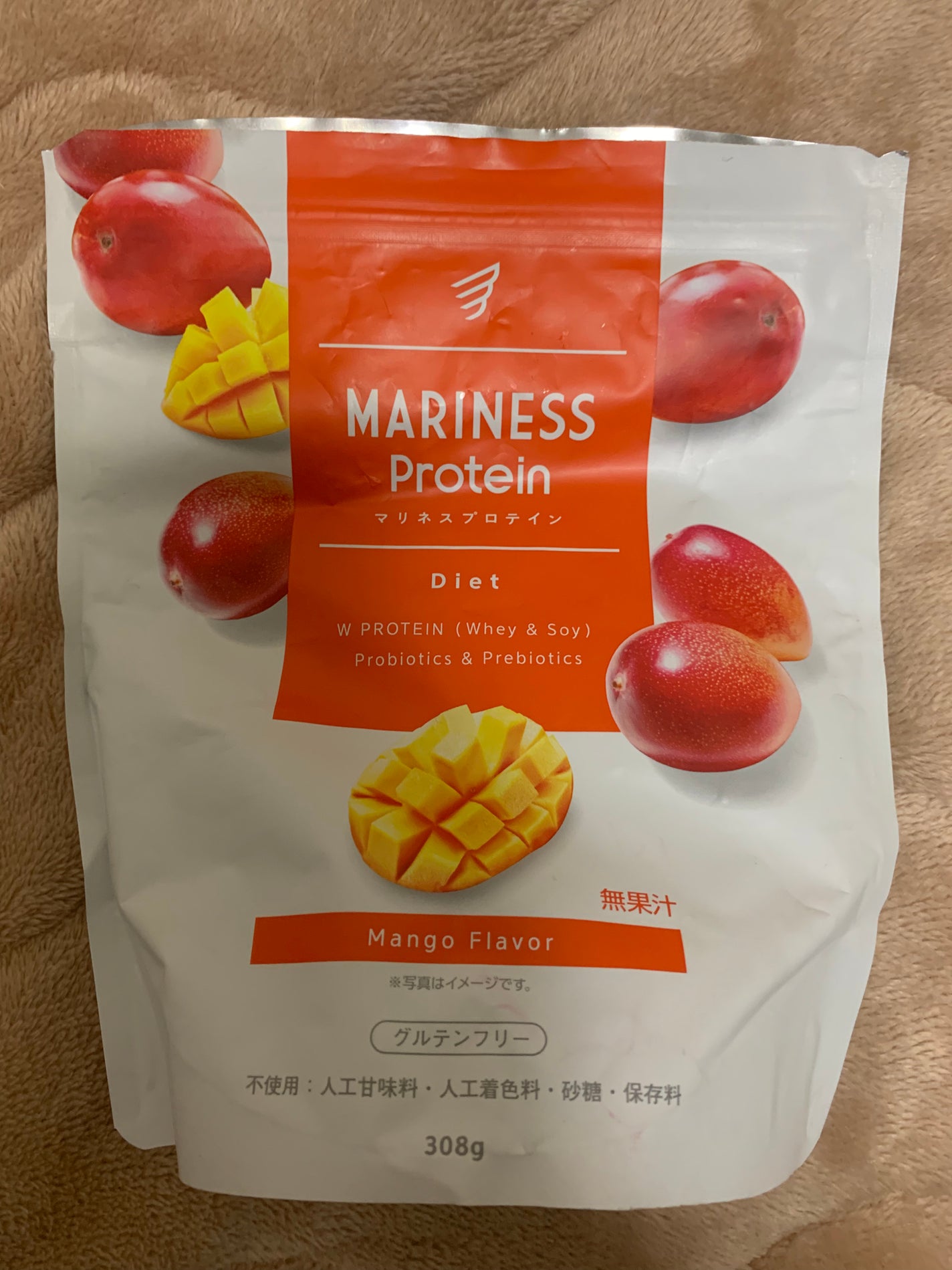 マリネスプロテイン マンゴー/mariness/その他プロテインを使ったクチコミ(1枚目)