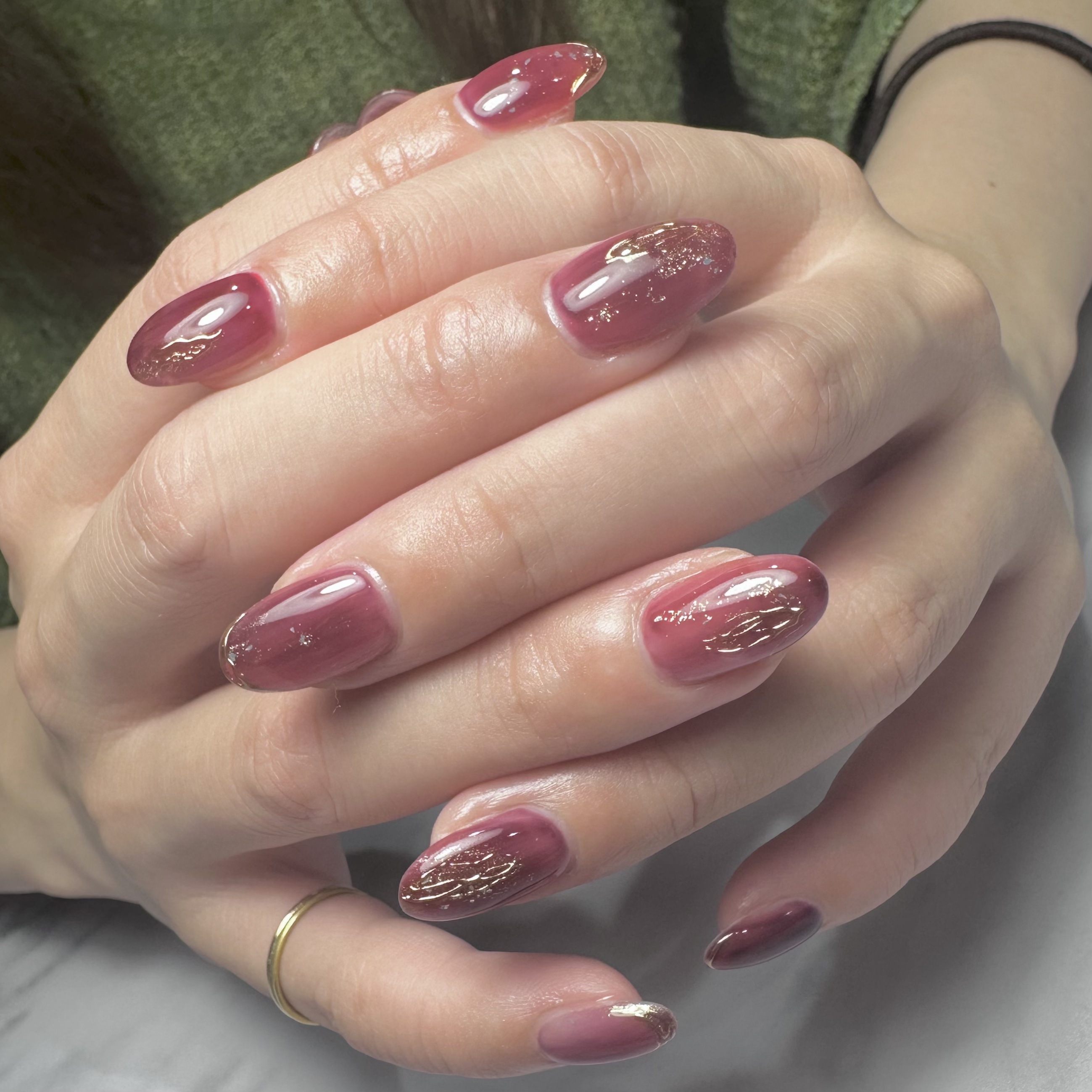 #ニュアンスネイル,#ボルドーネイル,#冬ネイル,#きれいめネイルのネイルデザイン