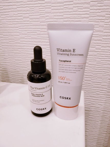 ビタミンEバイタライジングUVクリーム SFP50+/COSRX/日焼け止めクリームを使ったクチコミ(1枚目)