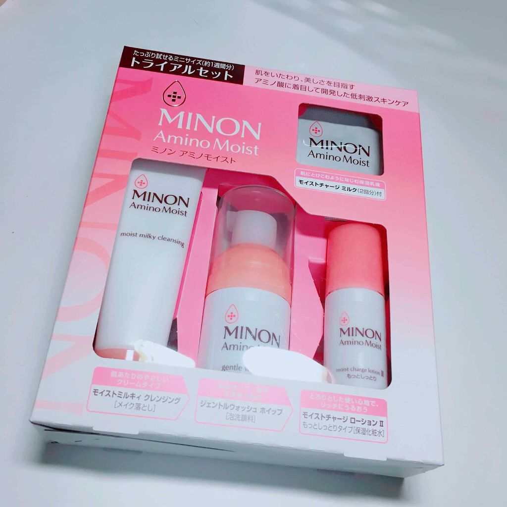 アミノモイスト トライアルセット/ミノン/トライアルキットを使ったクチコミ(1枚目)