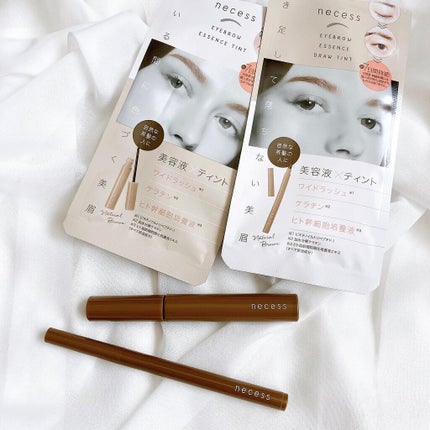necess まゆ書き足し美容液ティント /コジット/眉ティントを使ったクチコミ(4枚目)