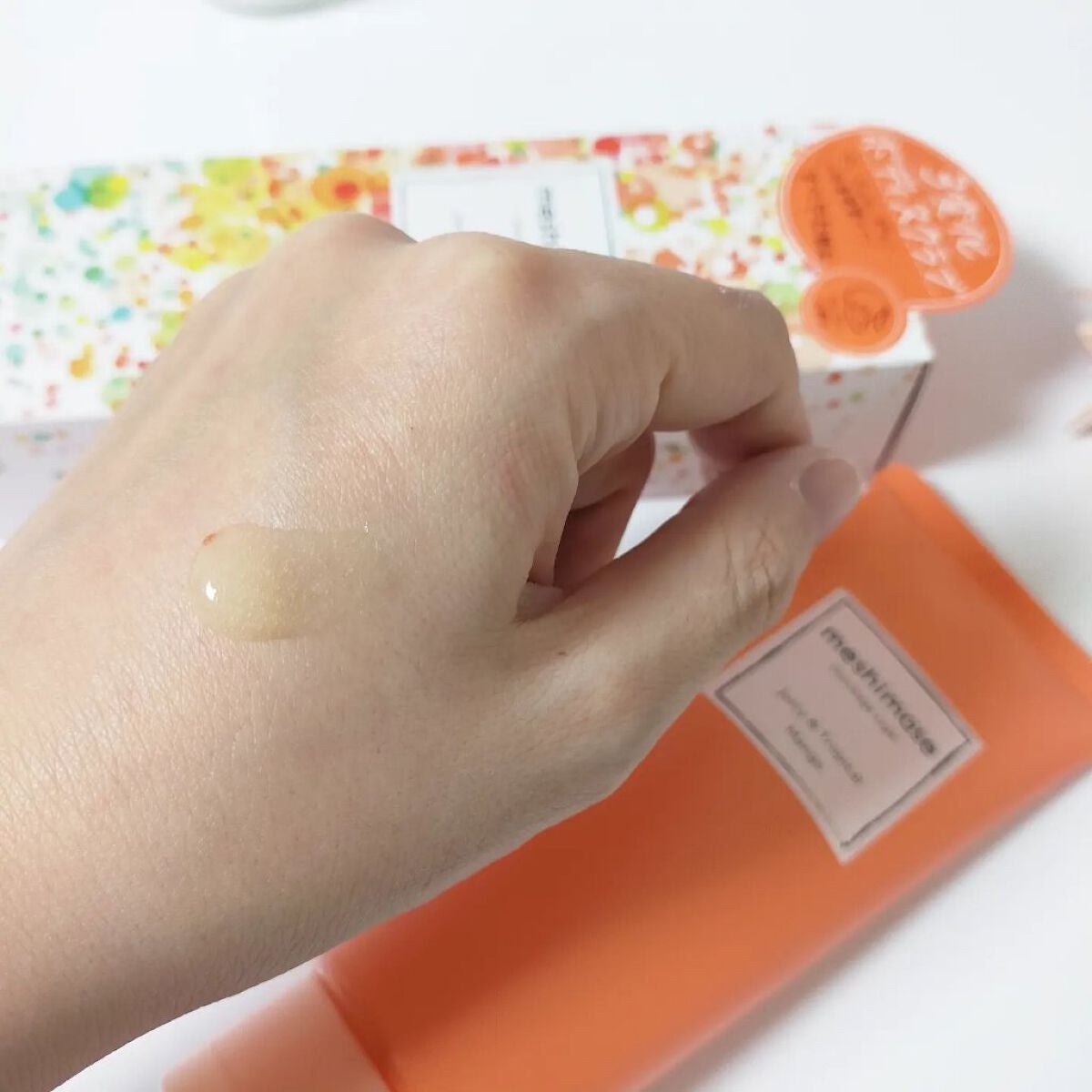 ゴマージュシュガー マンゴー/meshimase/ボディスクラブを使ったクチコミ(5枚目)