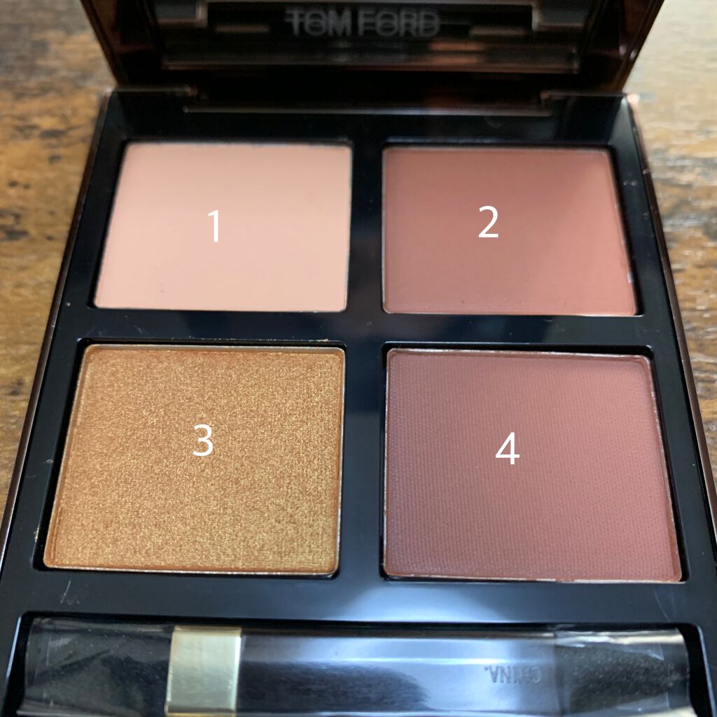 アイ カラー クォード/TOM FORD BEAUTY/アイシャドウパレットを使ったクチコミ（2枚目）