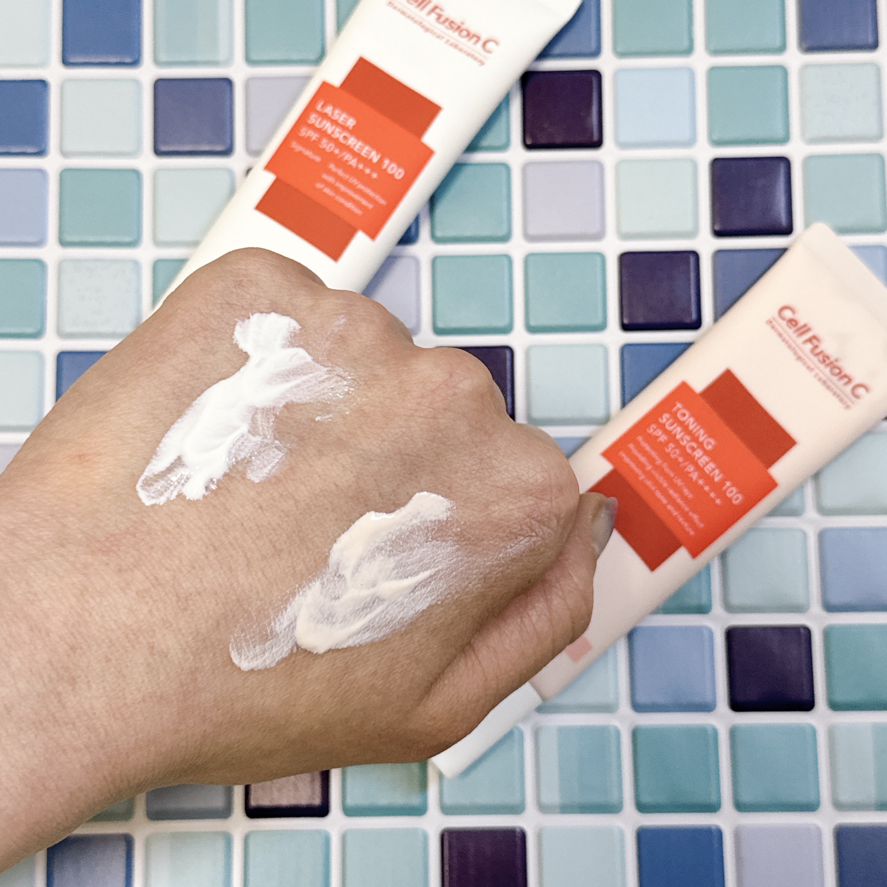 トーニングサンスクリーン100/Cell Fusion C(セルフュージョンシー)/日焼け止めクリームを使ったクチコミ（2枚目）