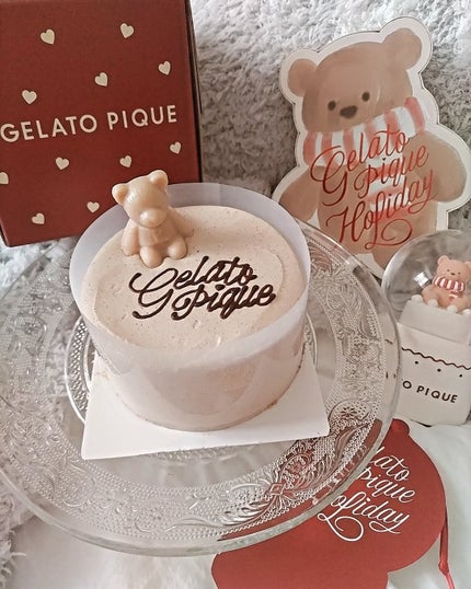 ❦masami❦ on LIPS 「「gelatopique」2024年クリスマスケーキ🧸ミニベア..」(6枚目)