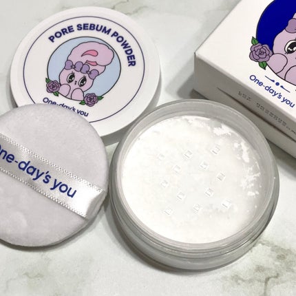 ポアセバムパウダー/One-day's you/ルースパウダーを使ったクチコミ(5枚目)