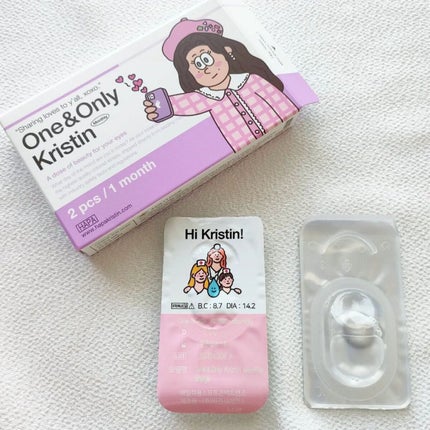 One & Only Kristin/Hapa kristin/カラーコンタクトレンズを使ったクチコミ(3枚目)