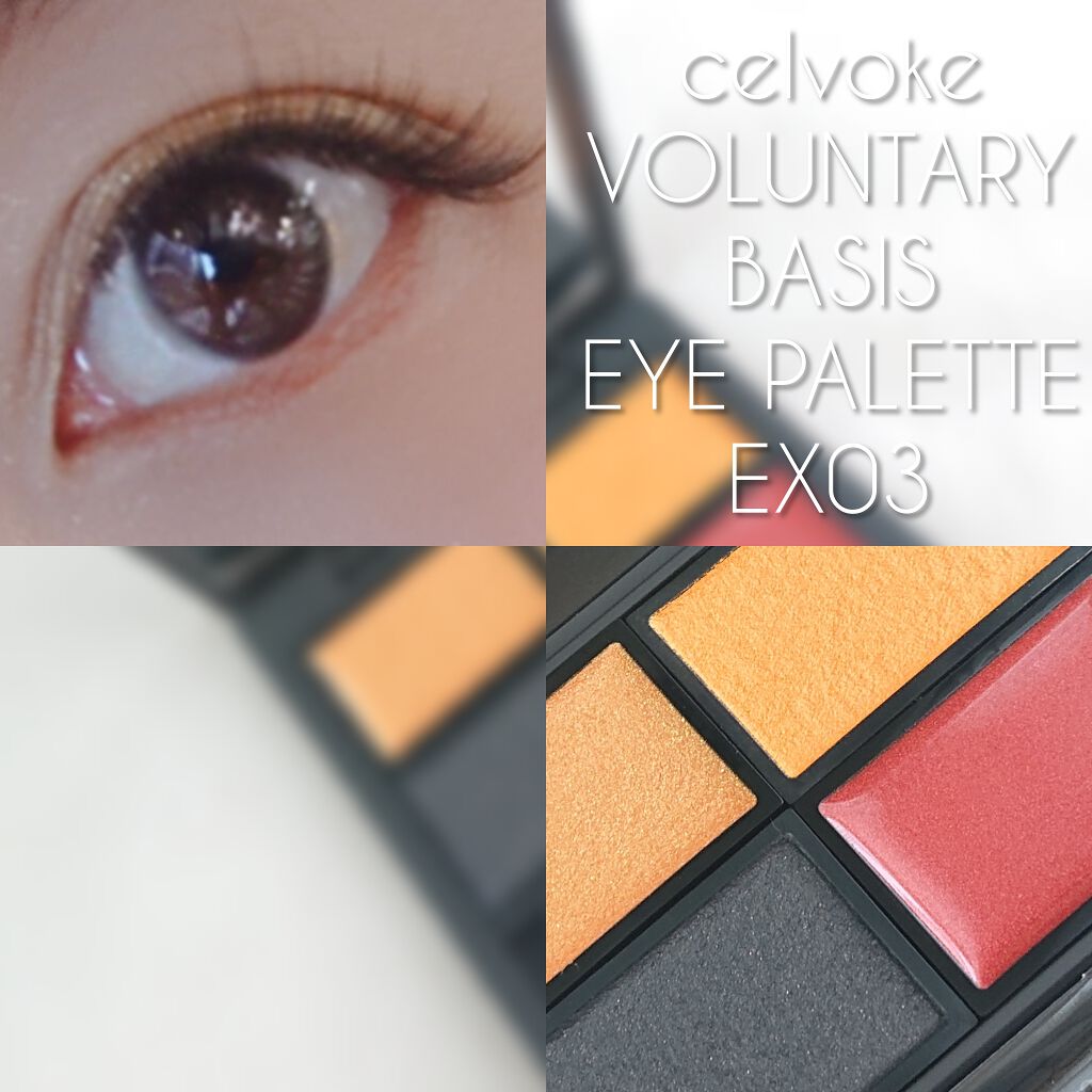 ヴォランタリーベイシス アイパレット/Celvoke/アイシャドウパレットを使ったクチコミ(3枚目)