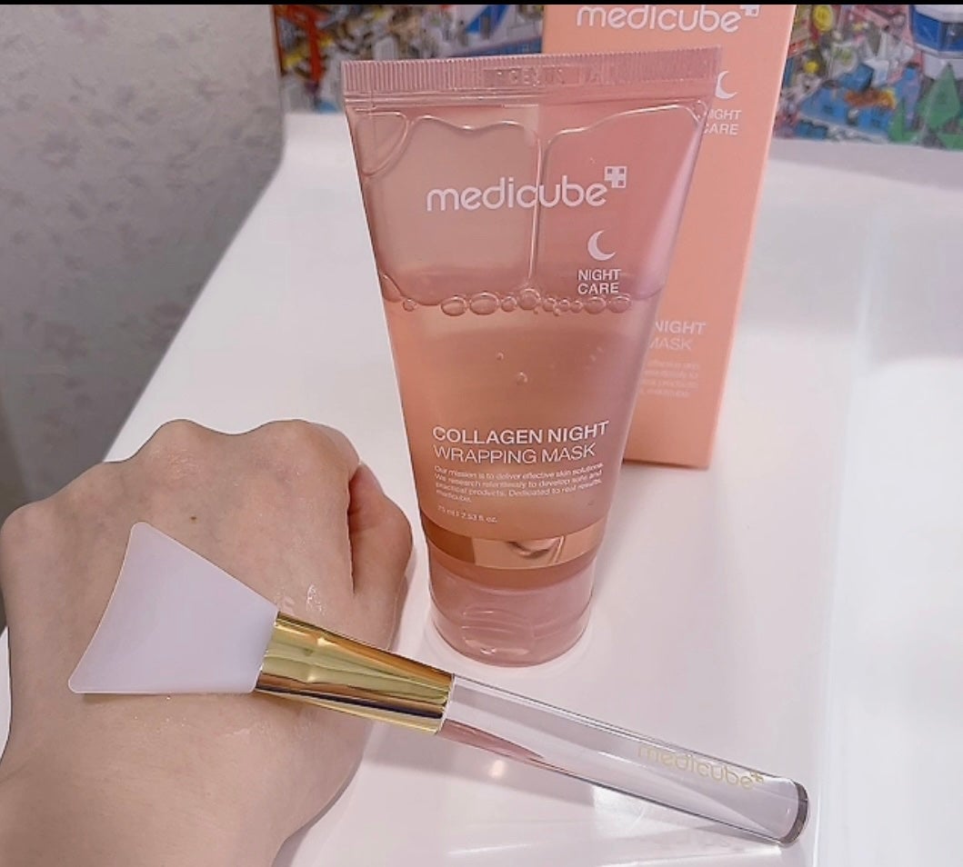 コラーゲンナイトラッピングマスク/MEDICUBE/洗い流すパック・マスクを使ったクチコミ(2枚目)