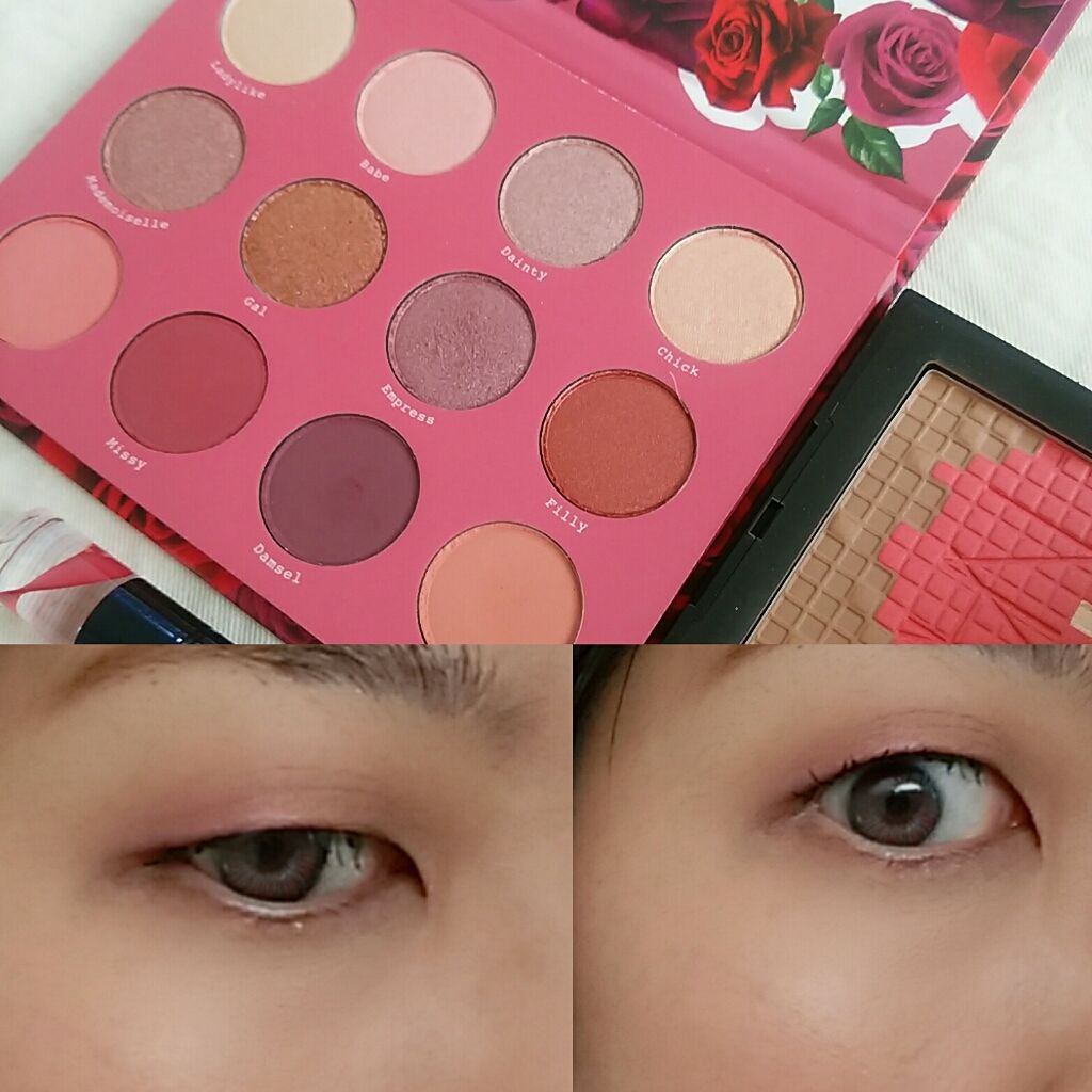 Fem Rosa Karrueche - Pressed Powder Shadow Palette - She/ColourPop/アイシャドウパレットを使ったクチコミ(1枚目)
