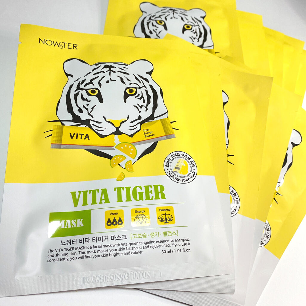 ビタタイガーマスク/NOWATER/シートマスク・パックを使ったクチコミ（3枚目）