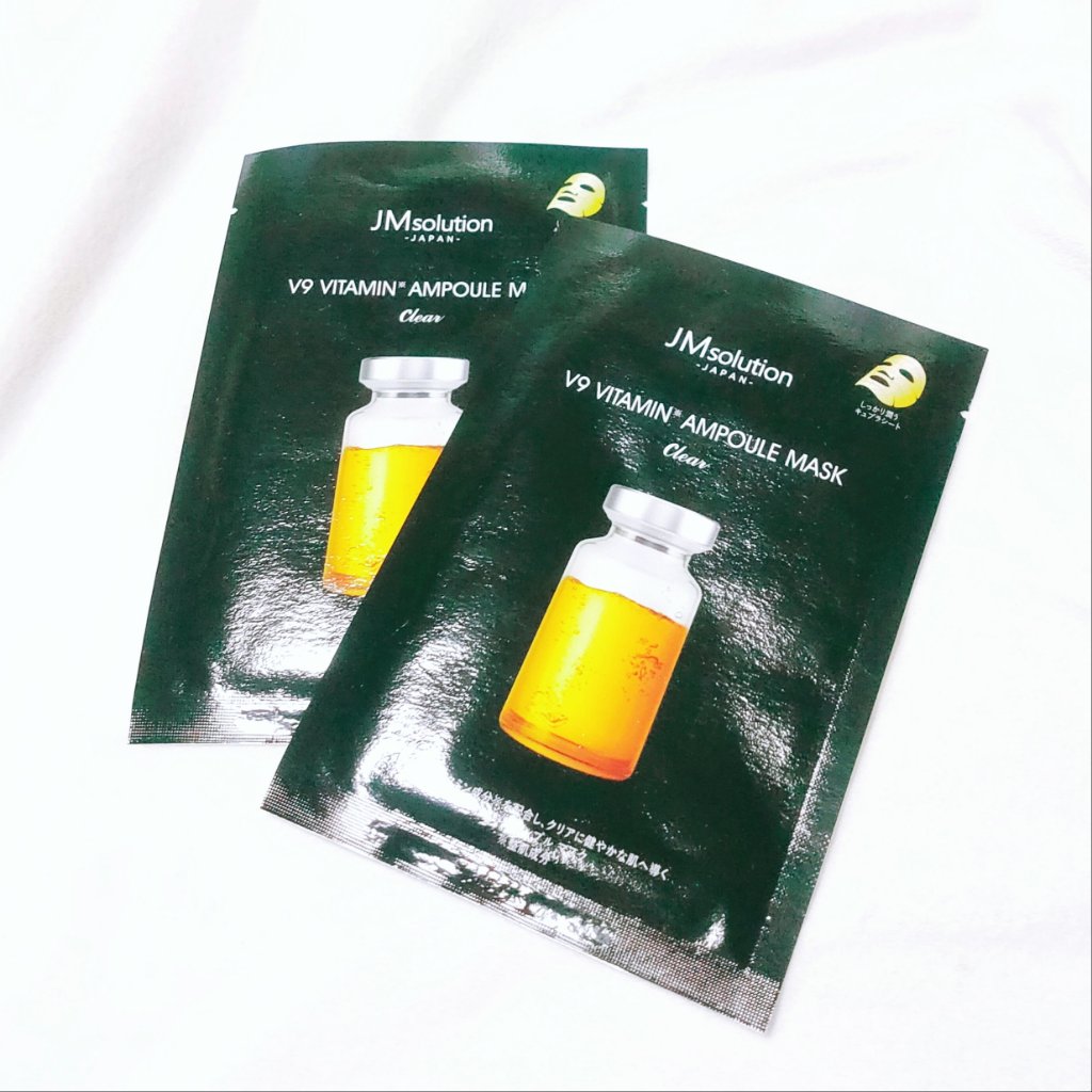 V9 ビタミン アンプルマスク クリア/JMsolution/シートマスク・パックを使ったクチコミ（1枚目）