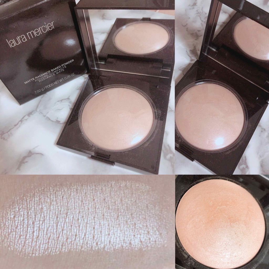 マットラディアンス ベイクドパウダー ハイライト01/ローラ メルシエ/パウダーハイライトを使ったクチコミ（1枚目）