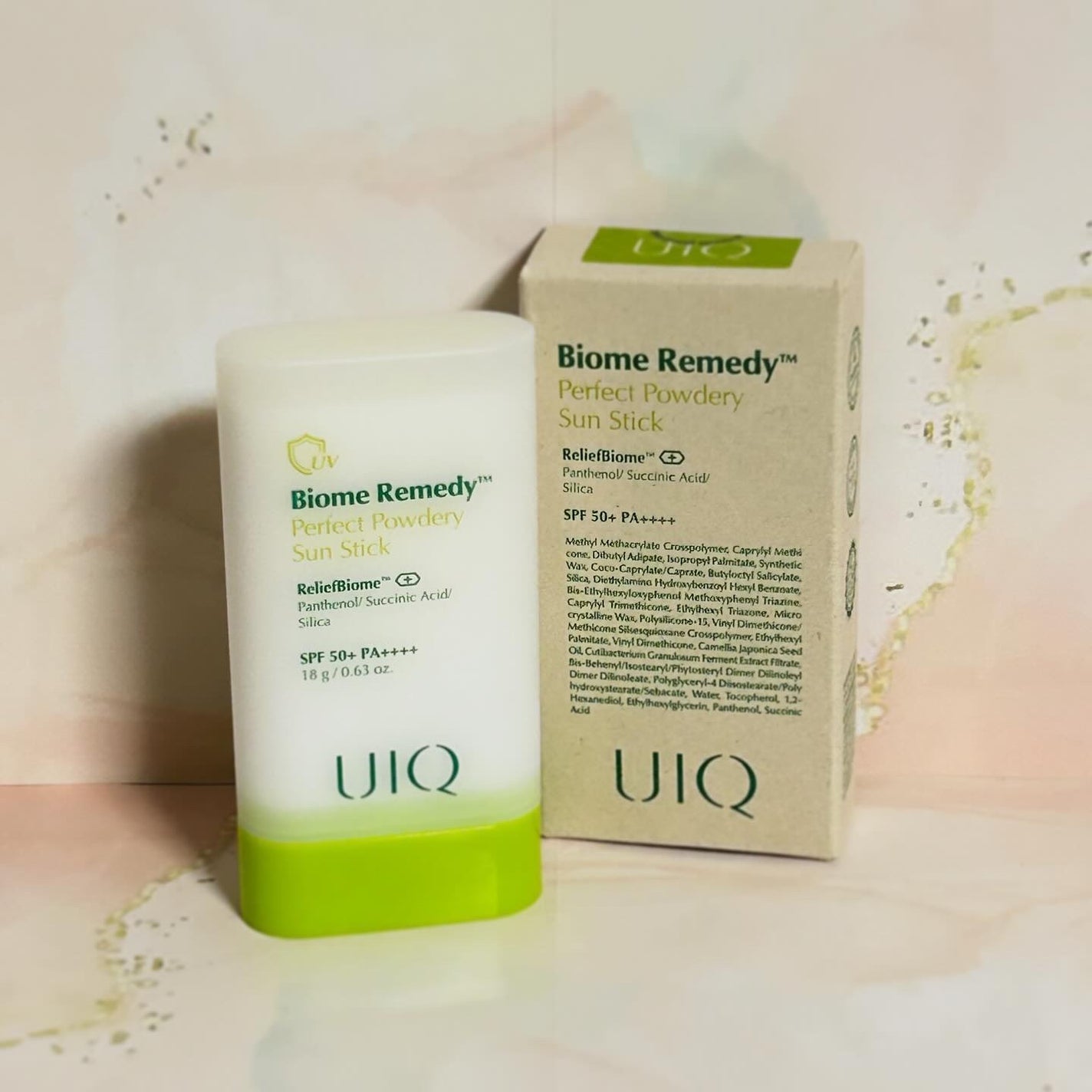 バイオームパーフェクトさらさらUVスティック/UIQ/日焼け止めスティックを使ったクチコミ(1枚目)