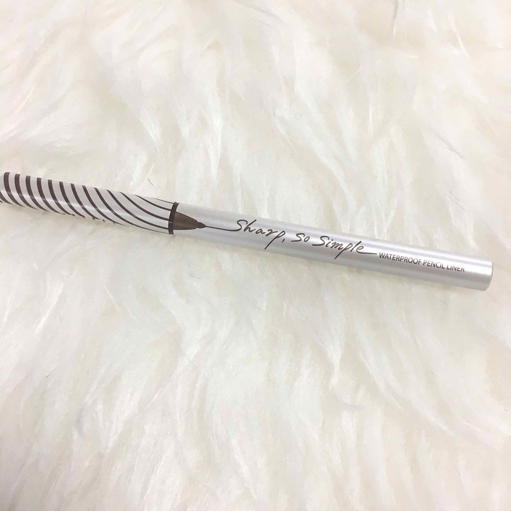 シャープ ソ シンプル ウォータープルーフ ペンシル ライナー/CLIO/ペンシルアイライナーを使ったクチコミ(1枚目)