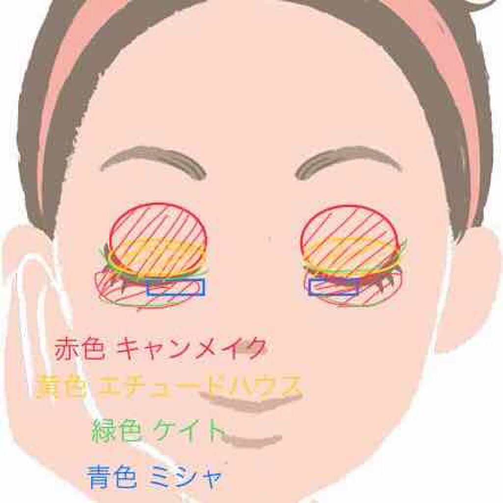 パーフェクトマルチアイズ/キャンメイク/アイシャドウパレットを使ったクチコミ（2枚目）