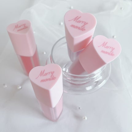 ミルクハートティントリップアンドチーク/Merrymonde/リップティントを使ったクチコミ(7枚目)