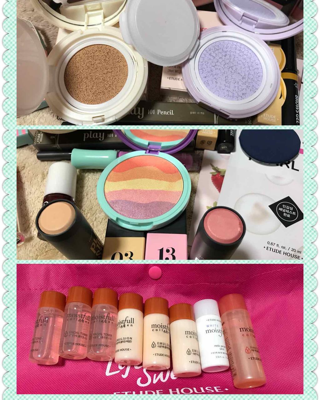 福袋2018/ETUDE/メイクアップキットを使ったクチコミ（2枚目）