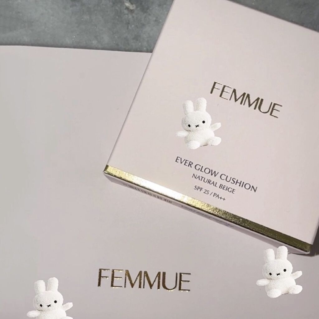 エバーグロウクッション SPF25 PA++/FEMMUE/クッションファンデーションを使ったクチコミ（1枚目）