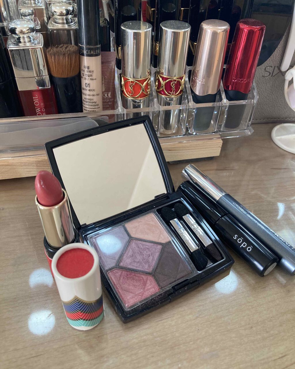 カラーマスカラ/sopo/マスカラを使ったクチコミ（2枚目）