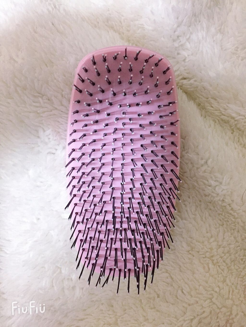 デタングリングブラシ シュガーピンク/マペペ/ヘアブラシを使ったクチコミ（2枚目）