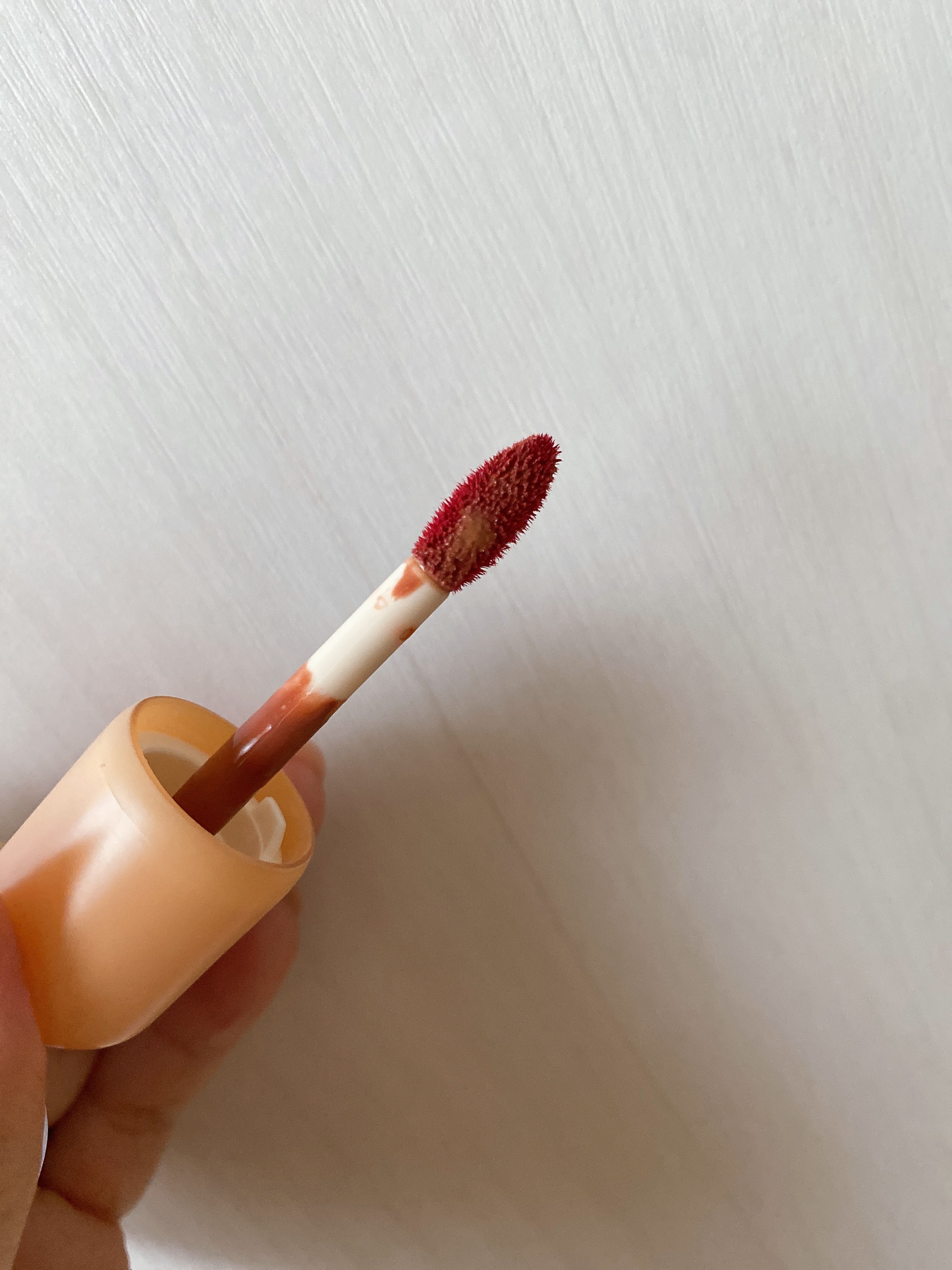 フルーティーグラムティント 107 シュガー/Laka/リップティントを使ったクチコミ（3枚目）